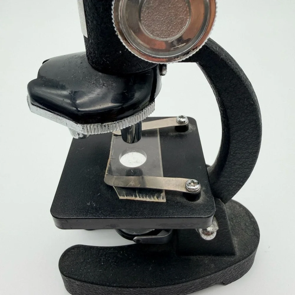 Vintage Creative Science 100x-300x Student Microscope decorative bookshelf displ